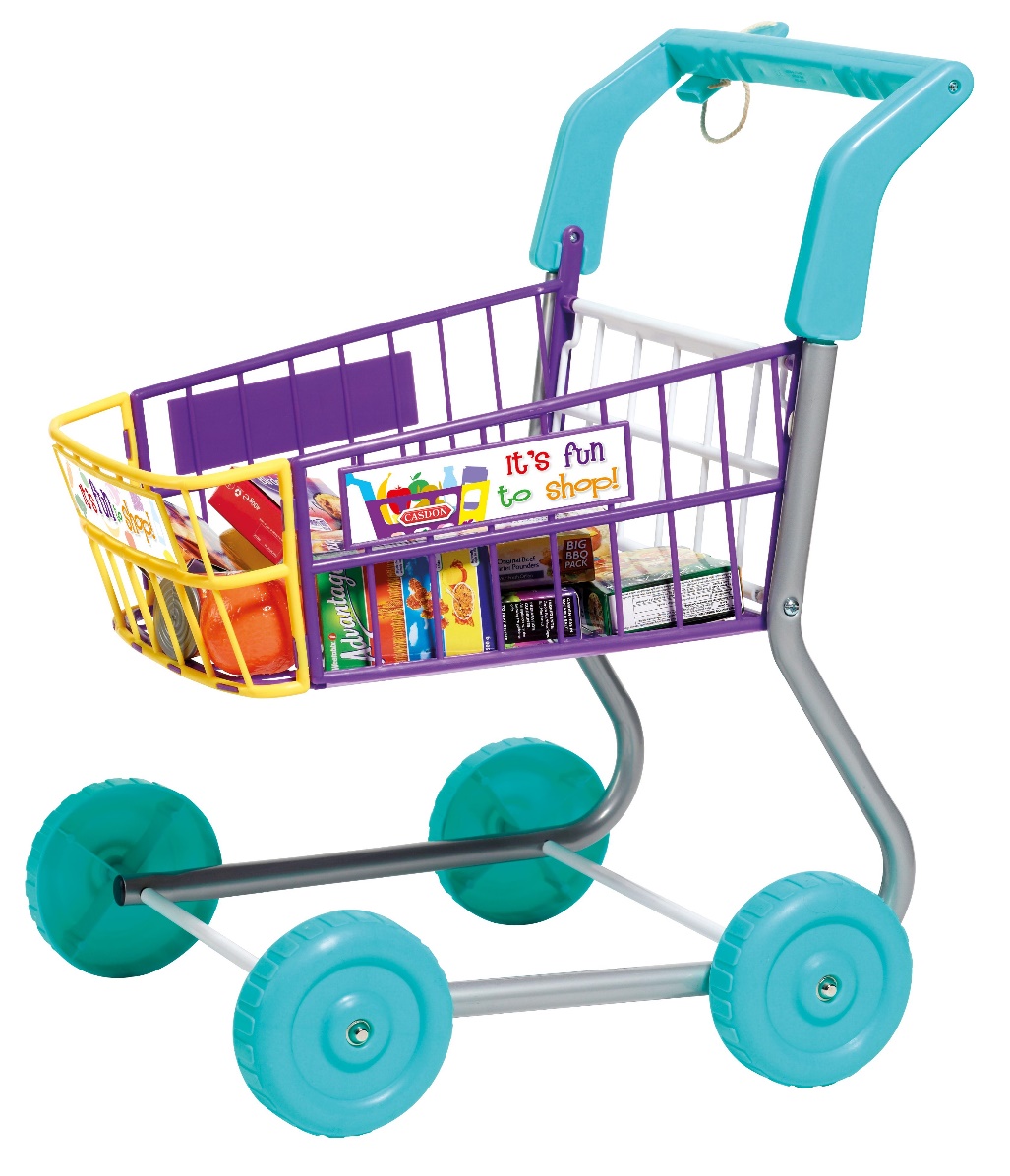 kids plastic shopping cart