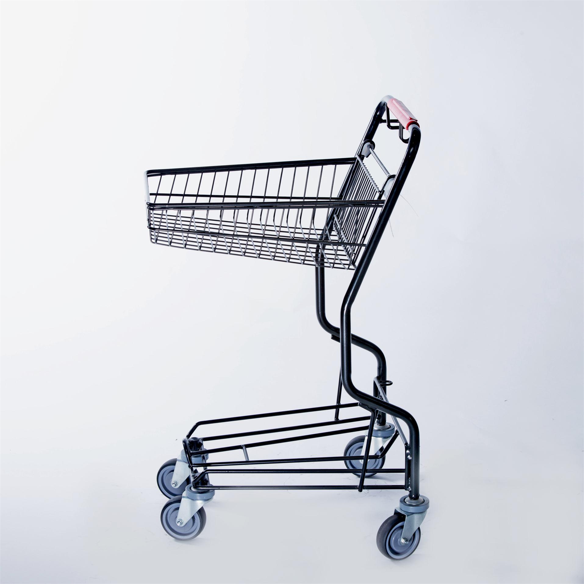 Small Basket Trolley (YRDJ4) Buy basket trolley with wheels, double basket shopping trolley